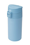 ワンタッチ式水筒（350ml）ブルー